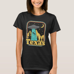 Camiseta Texas Hometown Native Ufo Alienígena 80s Retro Sta