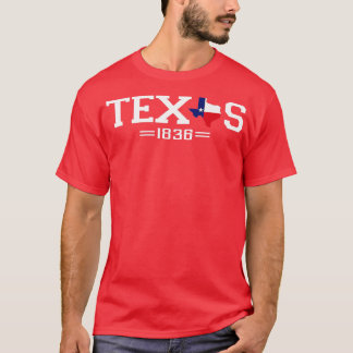 Camiseta Texas Independence Day 1836 Texas Flag