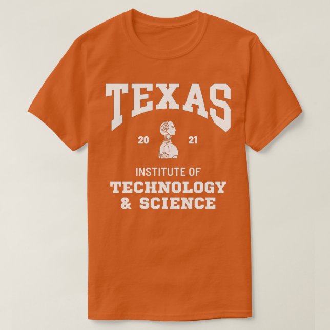Camiseta Texas Institute of Technology amp Science (Frente do Design)