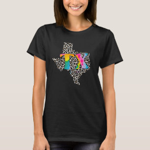 Camiseta Texas Leopardo Tinta Corante Sublimação Feliz Prim