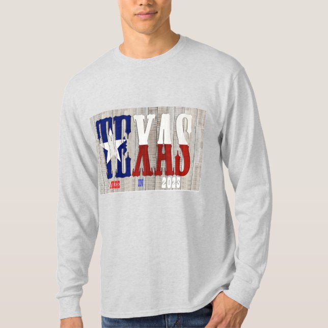 CAMISETA TEXAS LIVRES EM 2023 (Frente)
