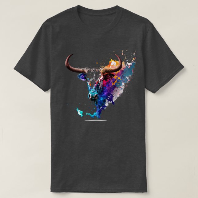Camiseta Texas Longhorn Bull 1 (Frente do Design)