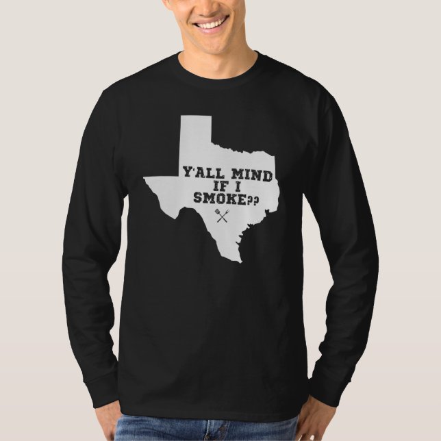 Camiseta Texas Map Y all Mind Se Fumo (Frente)