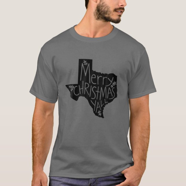 Camiseta Texas Merry Christmas (Frente)