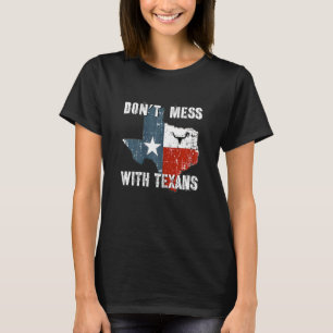 Camiseta Texas não se meta com o Longhorn Lone Star State