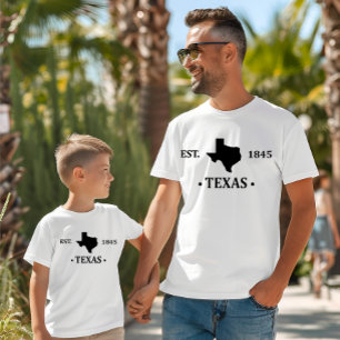Camiseta texas o contorno do estado de estrela solitária