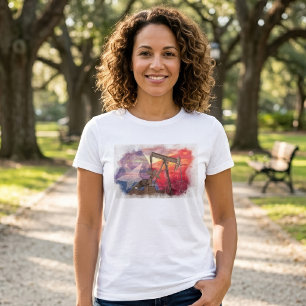 Camiseta Texas Oil Pumpjack: Arte do Patrimônio do Estado d