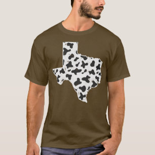 Camiseta Texas Outline Cow Farmer
