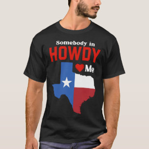 Camiseta Texas Para Ela Ele Texano TX Dallas Como vai Longh