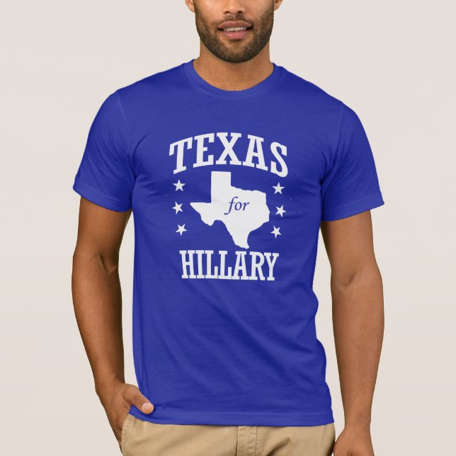 CAMISETA TEXAS PARA HILLARY (Frente)