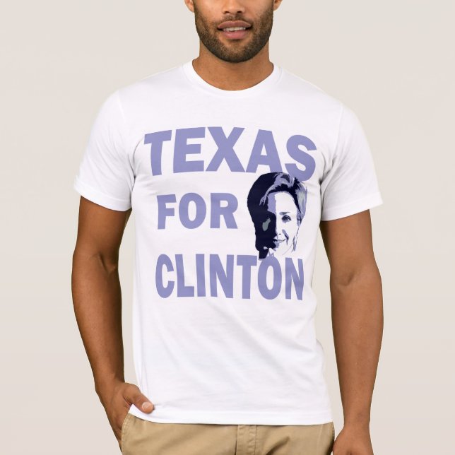 Camiseta Texas para o t-shirt de Hillary Clinton (Frente)
