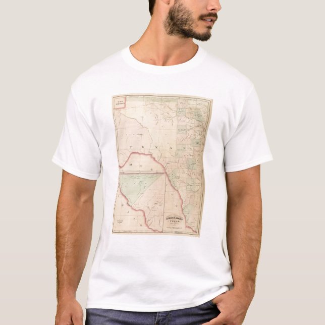 Camiseta Texas, parcela ocidental (Frente)