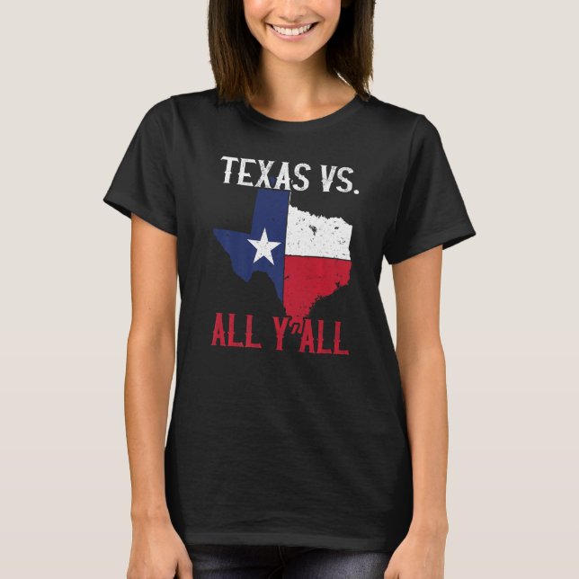 Camiseta Texas Pride Home State Texas Vs All Y (Frente)