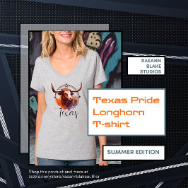 Camiseta Texas Pride Longhorn T-Shirt