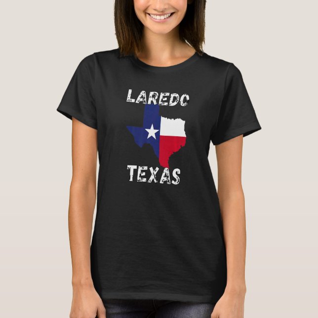 Camiseta Texas Retro Laredo Texas Souvenirs (Frente)