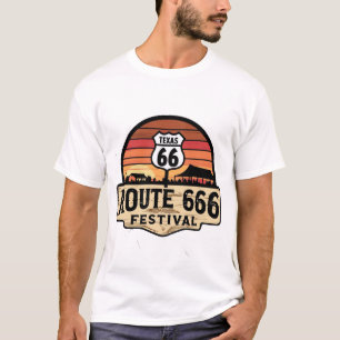 Camiseta Texas Route 666