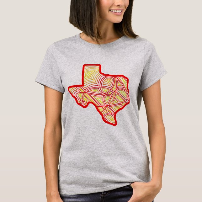 Camiseta Texas Scribbleprint (Frente)