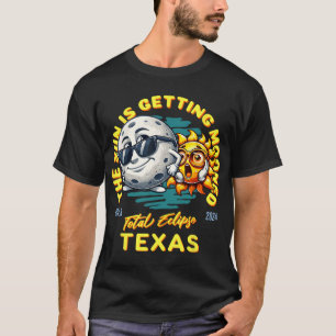 Camiseta Texas Solar Eclipse Abr 8 2024 Sun Está Ganhando L