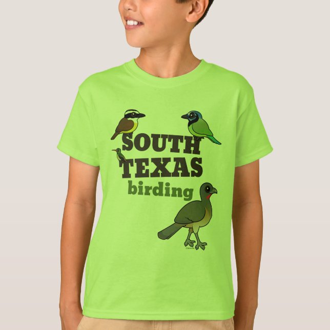 Camiseta Texas sul Birding (Frente)
