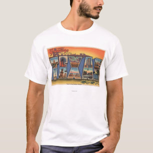 Camiseta Texas (terra do pioneiro moderno)