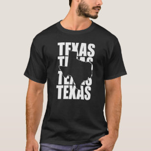 Camiseta Texas Texas Texas Shape Do Texas Home State