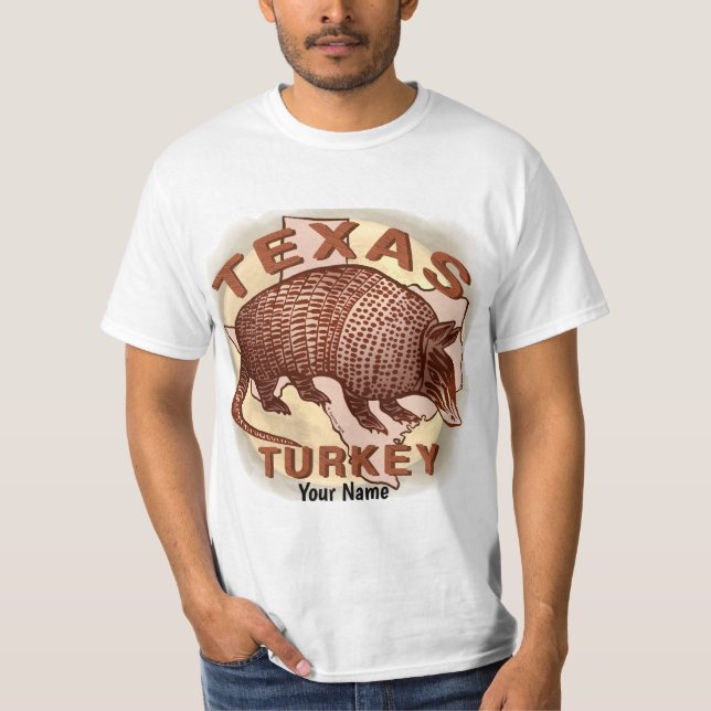 Camiseta Texas Turkey Armadillo (Frente)