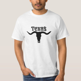 Camiseta Texas USA Bull American Font T-Shirt