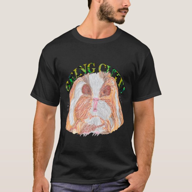 CAMISETA TEXEL GUINEA PIG BEING CUTE (Frente)