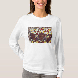 Camiseta Têxteis pintados à mão representando o dia a dia