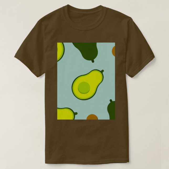 Camiseta Têxtil Luminoso Exótico Avocado (Frente do Design)