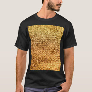 Camiseta Têxtil ouro: fundo macro glamouroso.