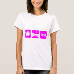 Camiseta Texting engraçado