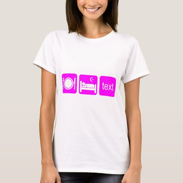Camiseta Texting engraçado (Frente)