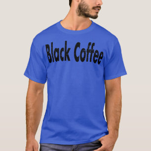 Camiseta Texto 2 do Padrão de Distância do Café Preto