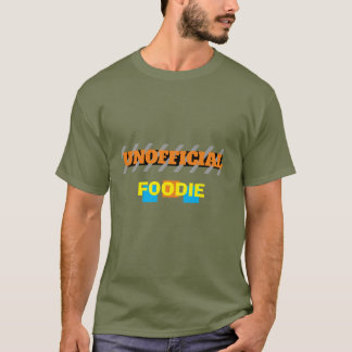 Camiseta Texto Abstrato multicolorido da citação de Foodie