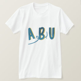 Camiseta Texto Abu Arabic