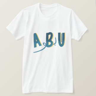 Camiseta Texto Abu Arabic