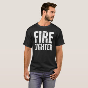 Camiseta Texto afligido do BOMBEIRO