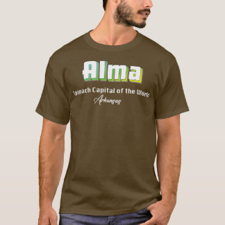 Camiseta Texto Amarelo do Arkansas