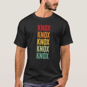 Camiseta Texto Arco-Íris do Condado de Knox