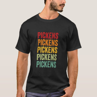 Camiseta Texto Arco-Íris do Condado de Pickens Georgia
