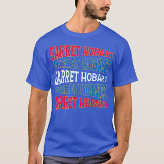 CAMISETA TEXTO ART USA GARRET HOBART