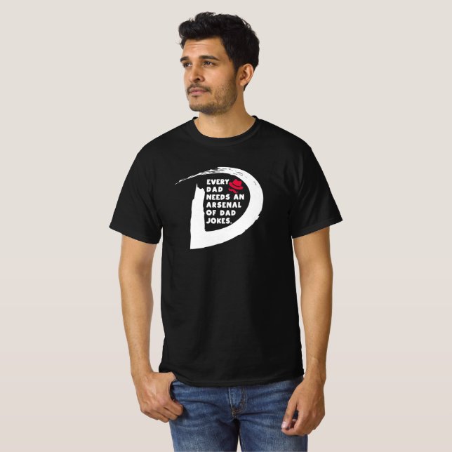 Camiseta Texto Bonito Que Cada Pai Precisa De Um Arsenal De (Frente Completa)