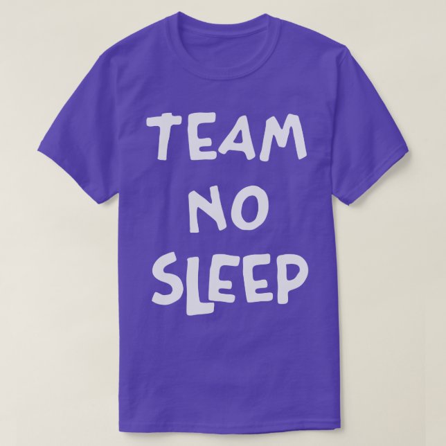 Camiseta Texto Branco da Equipe Sem Suspensão (Frente do Design)