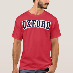 Camiseta texto branco de oxford