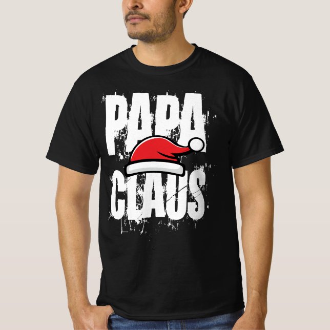 Camiseta Texto Branco do Papai Noel (Frente)