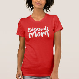 Camiseta Texto branco legal da moenda da mãe de beisebol