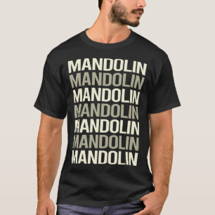 Camiseta Texto Branco Mandolin