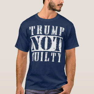 Camiseta Texto Branco Não Culpado Vintage