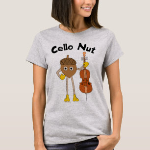 Camiseta Texto Cello Nut
